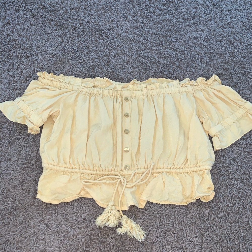 Off the Shoulder Crop Top (M)